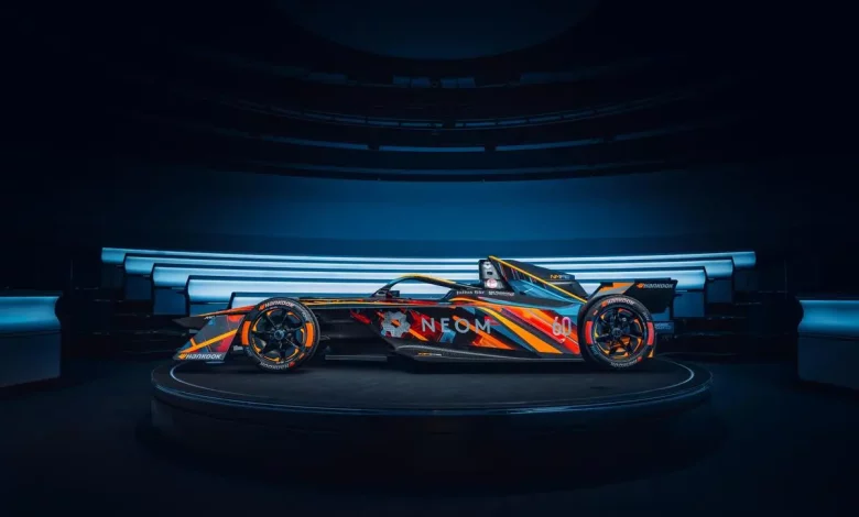 First AI Sticker for Racing Cars Is Released by Neom McLaren Electric ...
